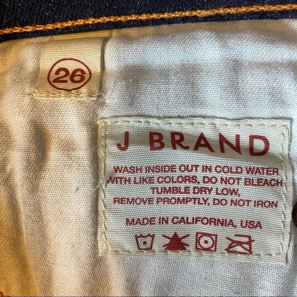 J Brand Pencil Leg 912 Ink Jeans. Size 26 - Picture 5 of 8